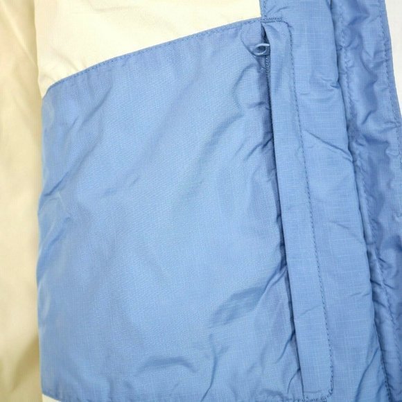Woolrich Quilted Puffer Vest Jacket Heather Blue Zipper XL - Picture 10 of 11